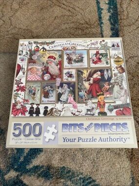 Bits and Pieces 500-Piece 'Christmas Greetings' Puzzle